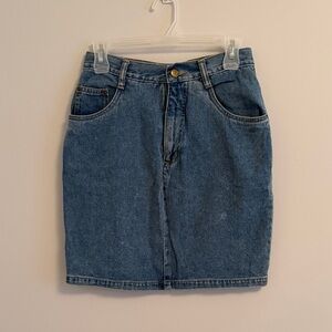 Stylish Blue Denim Skirt